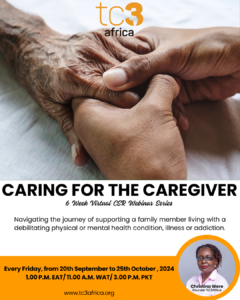 Caring for the caregiver CSR Poster